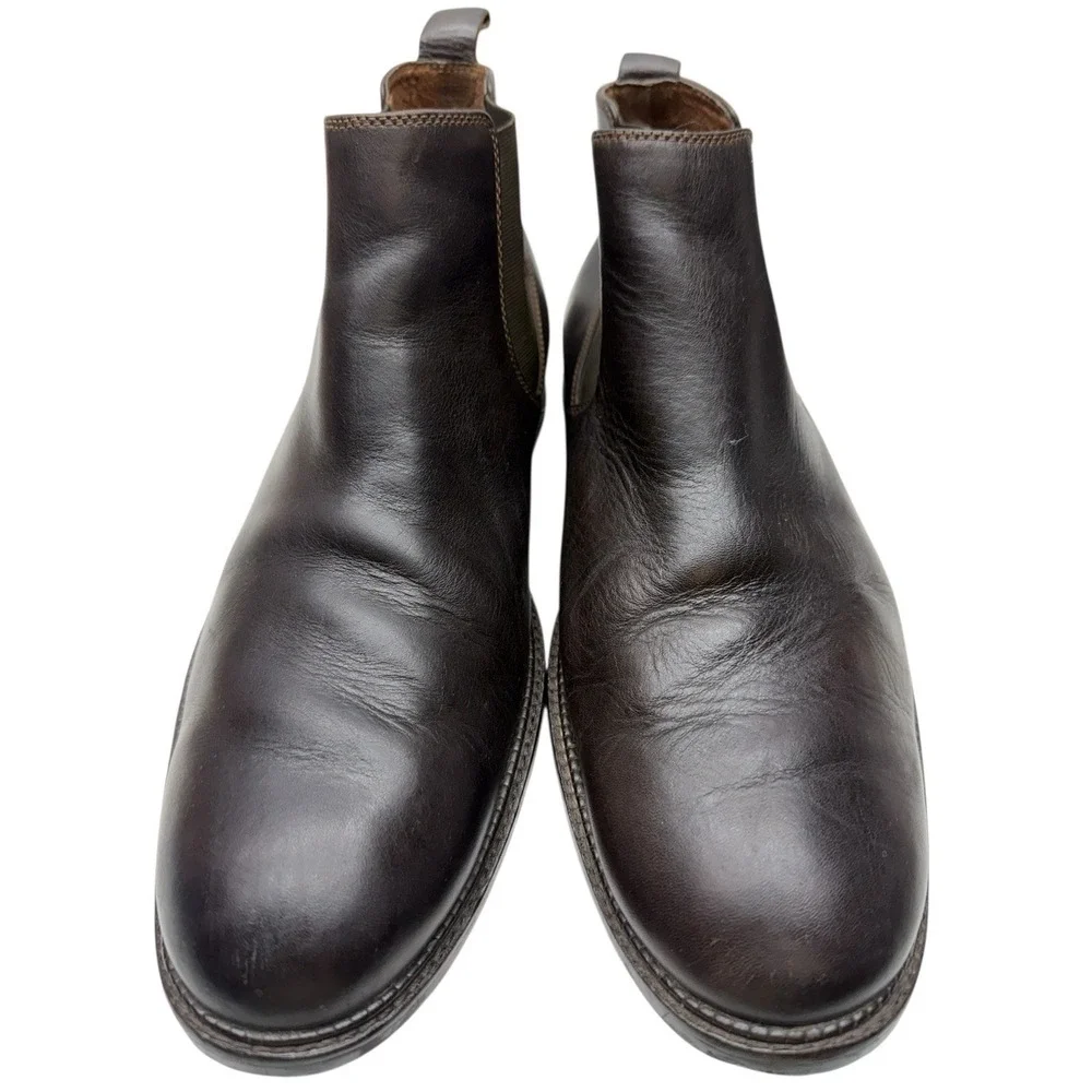 Johnston & Murphy Chelsea Brown Boots Ankle Shoes Mens Garner‎ 20-9420 13M